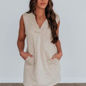 Anyah Lounge Dress - Oatmeal