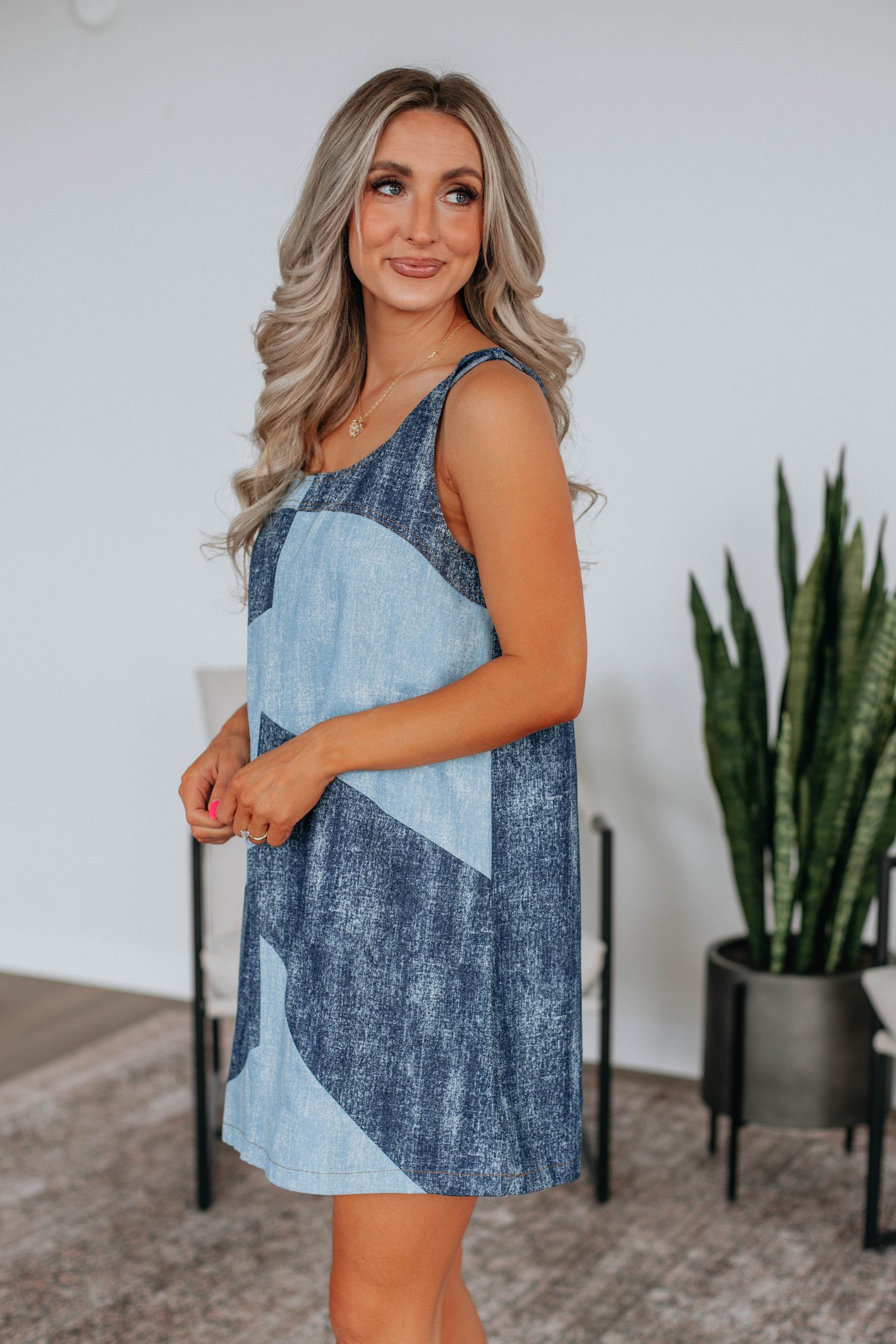 Kenleigh Denim Dress - Image 3