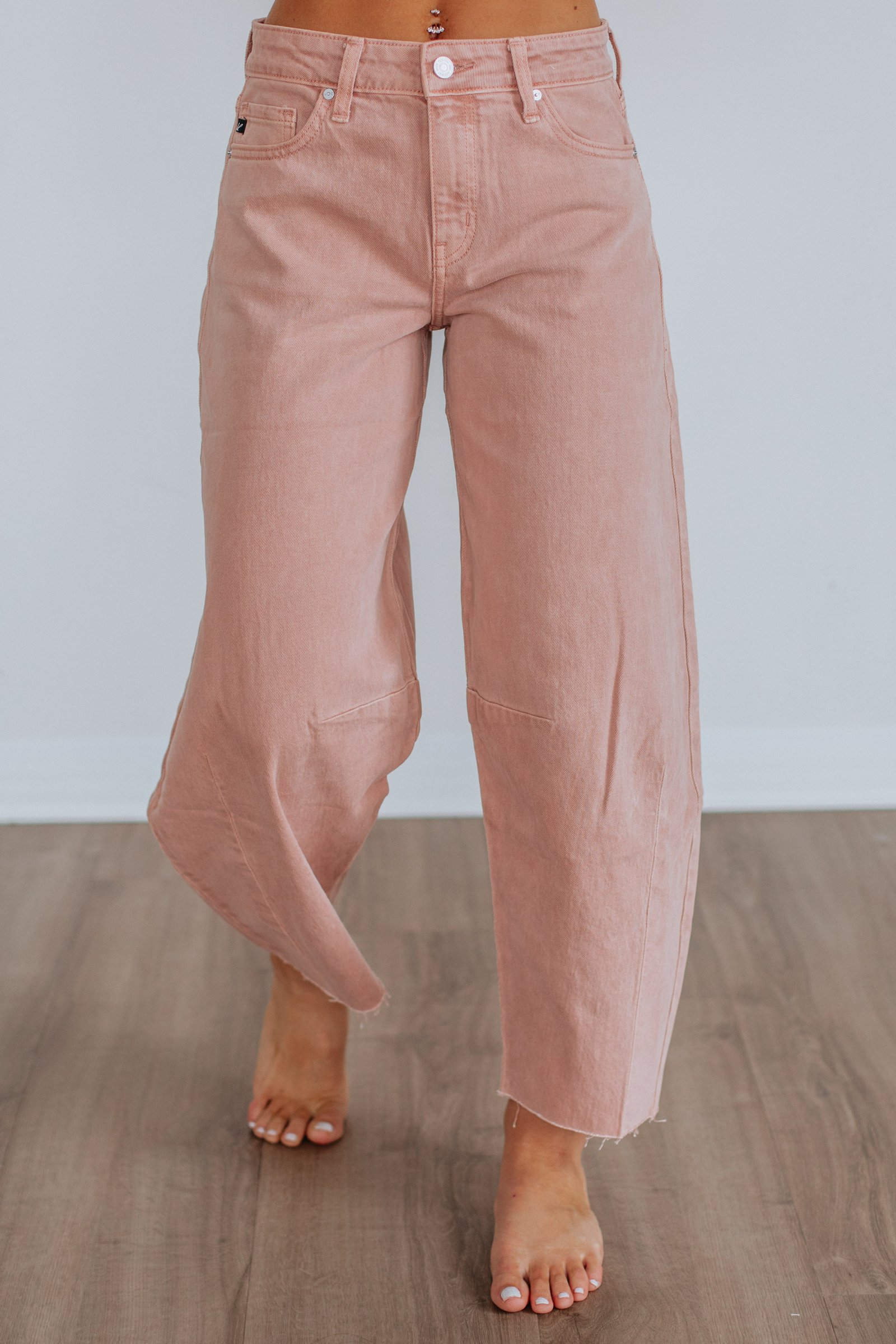 Milah KanCan Jeans - Dusty Pink - Image 5