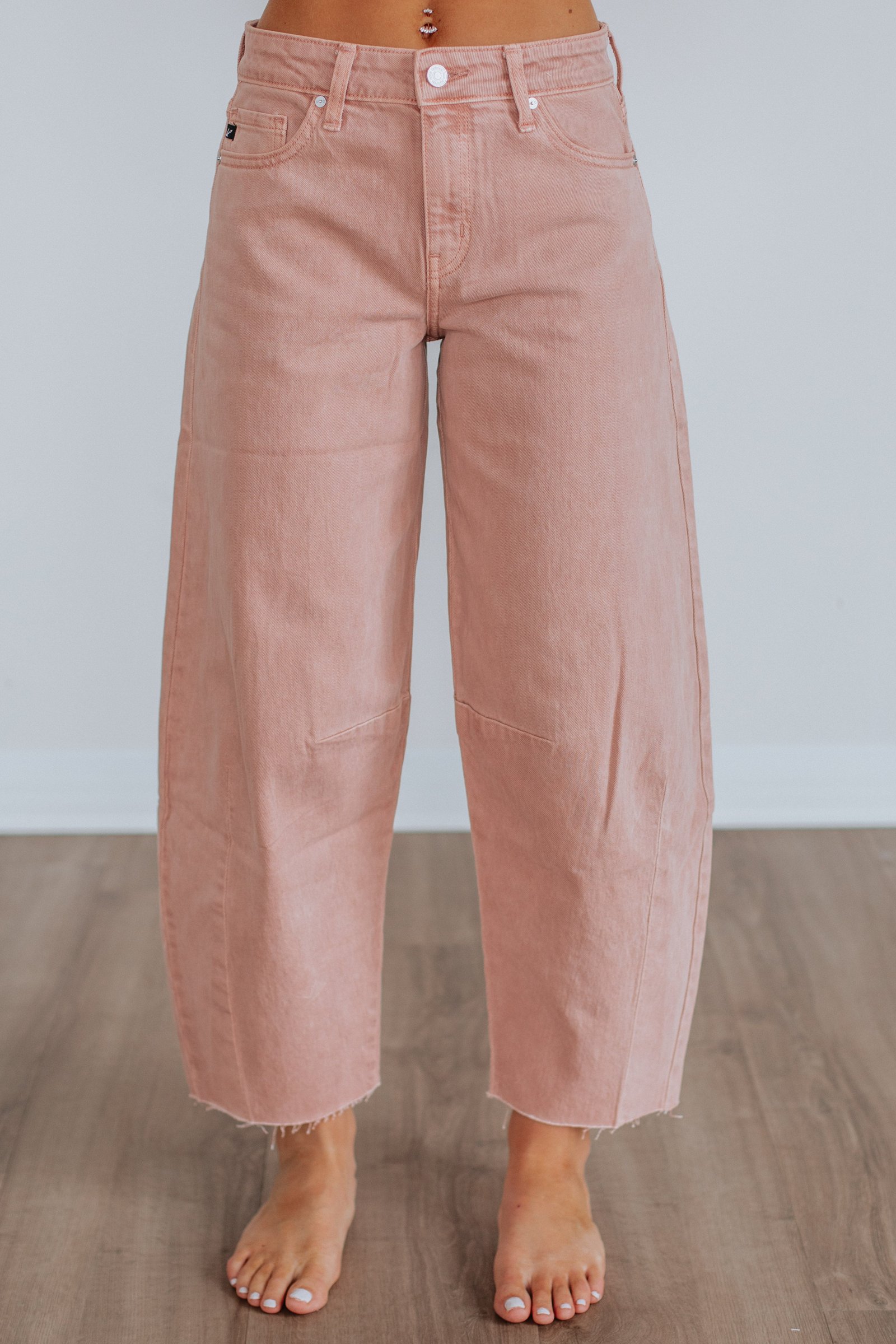 Milah KanCan Jeans - Dusty Pink - Image 3