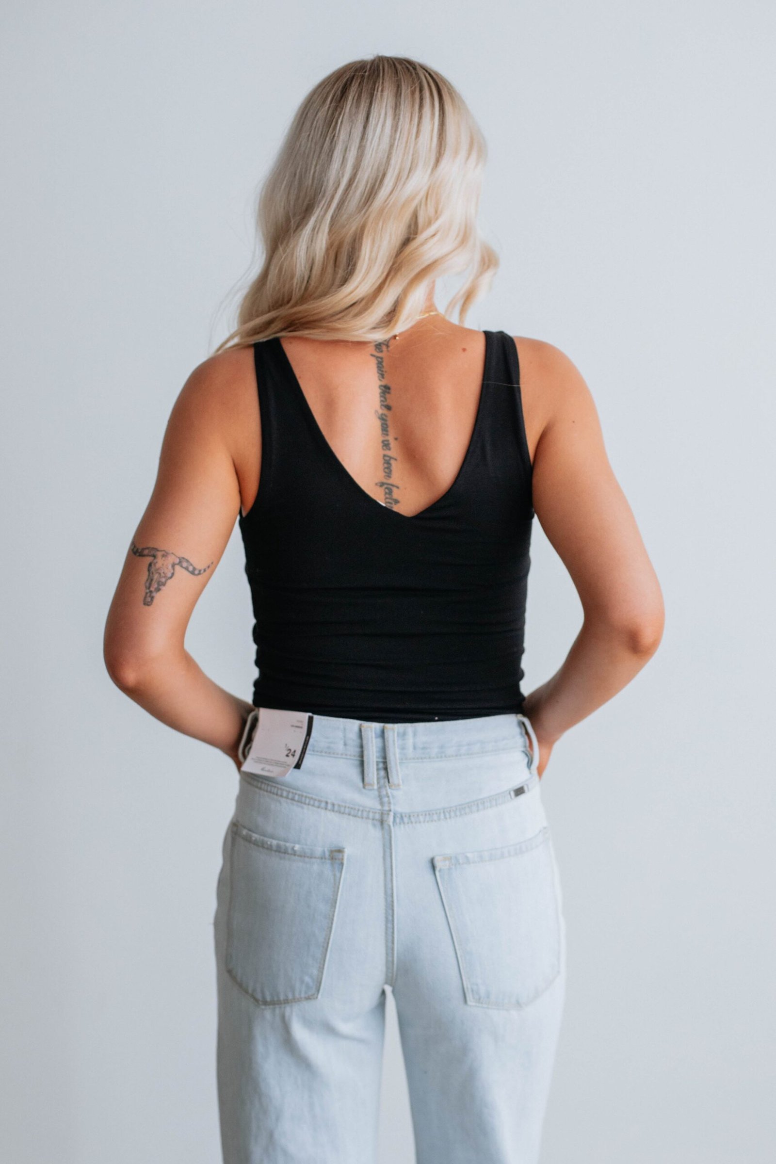 Rio Basic Tank - Black - Image 4