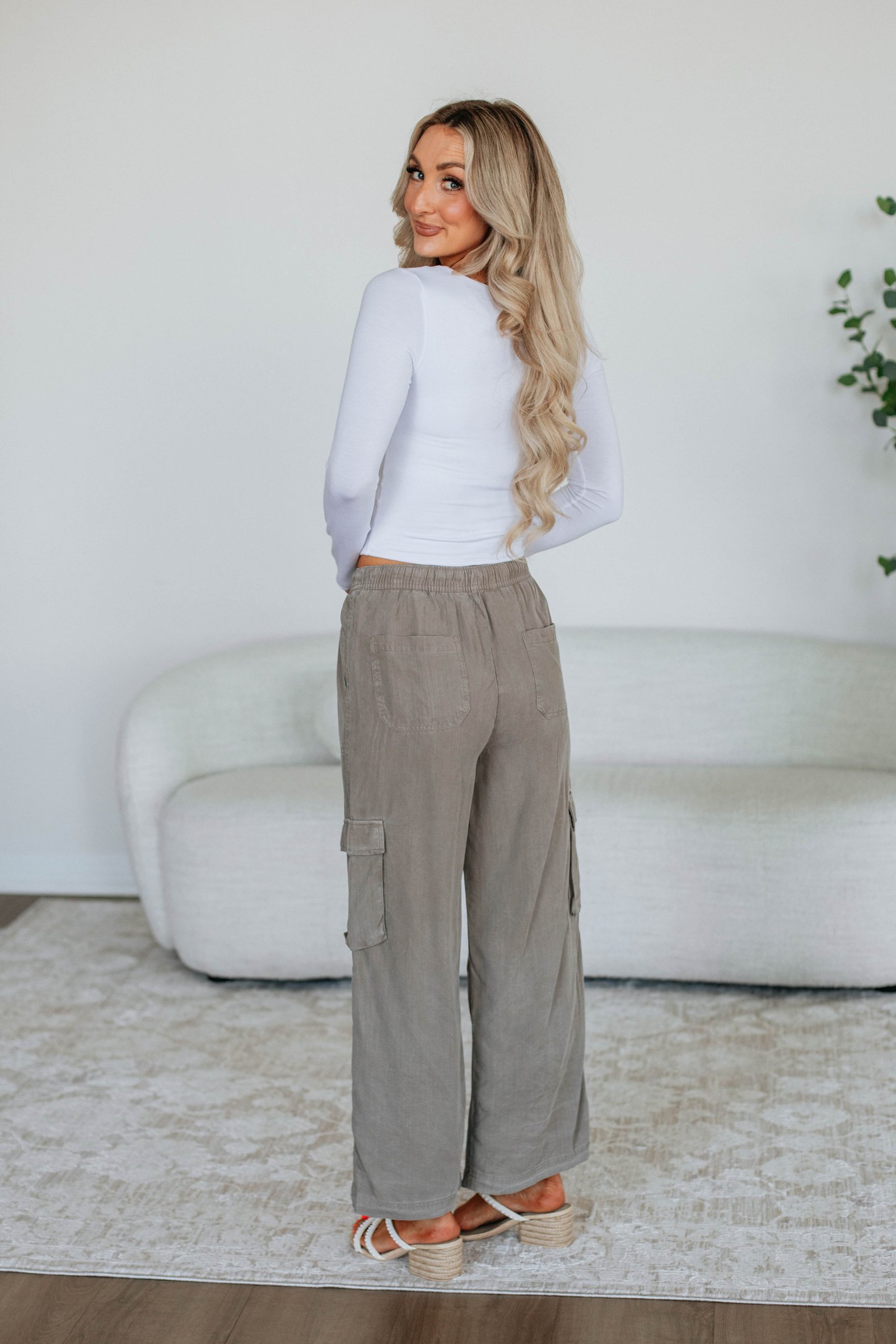 Wylie Cargo Pants - Taupe - Image 6