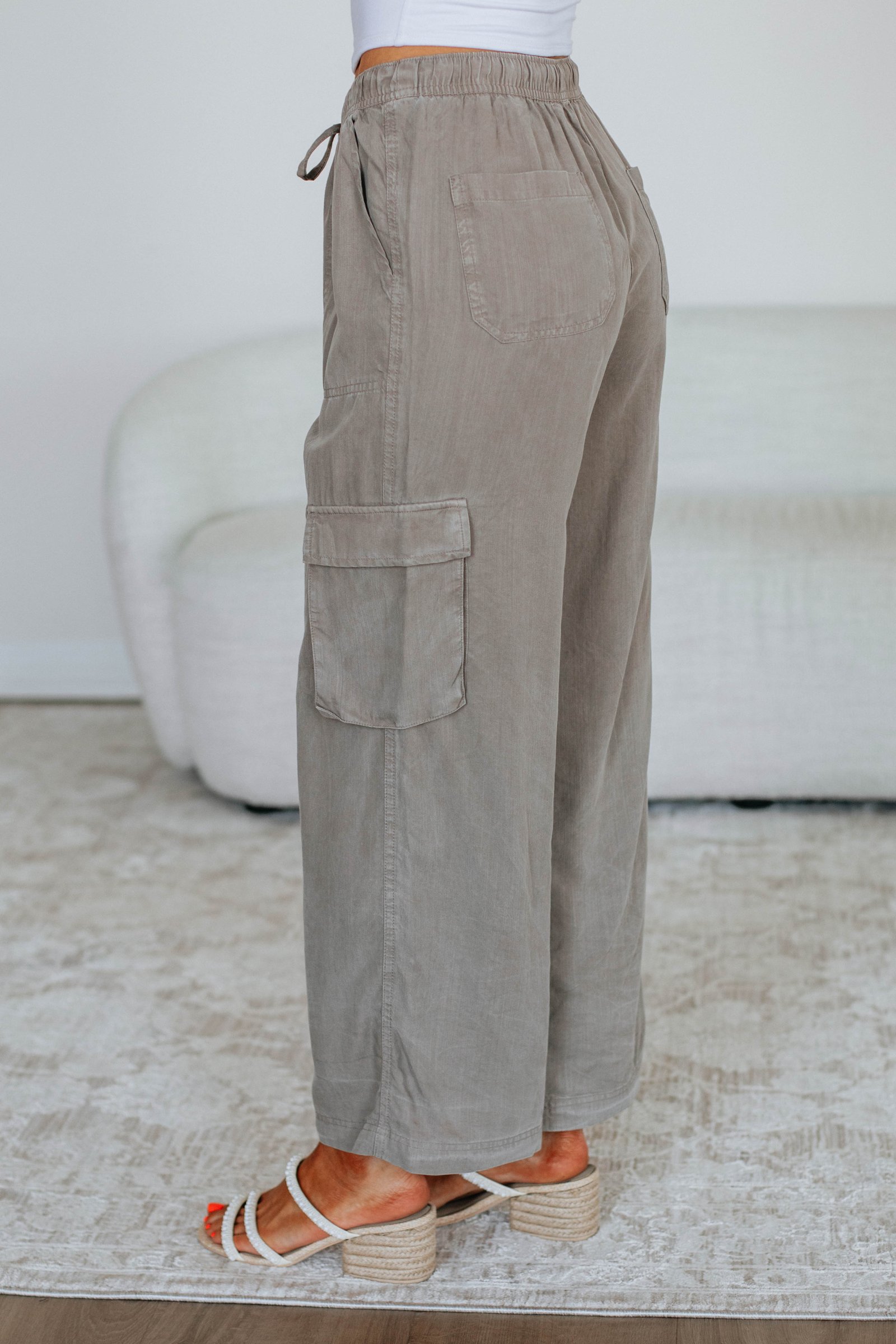 Wylie Cargo Pants - Taupe - Image 3