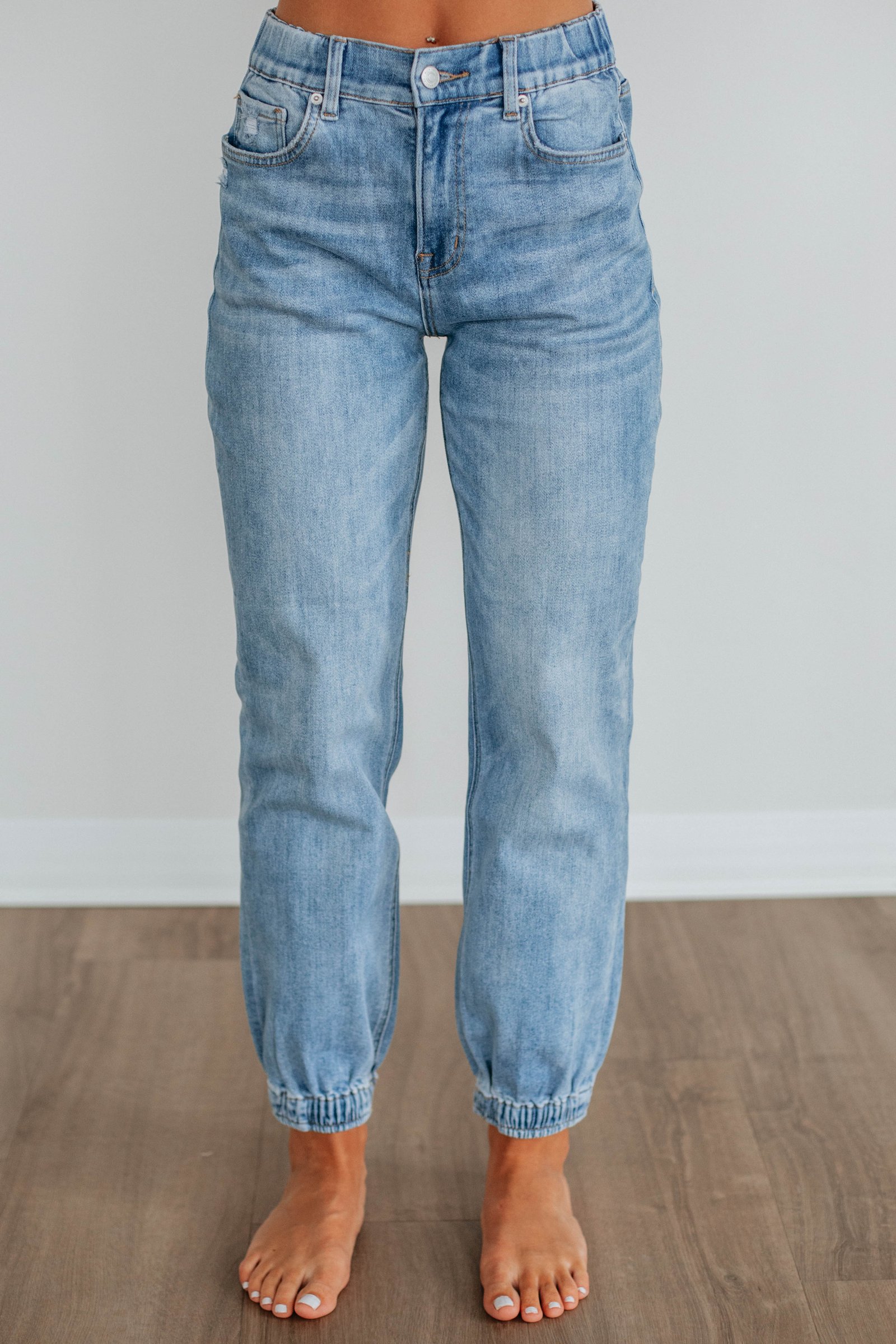 Tatum Mica Denim Joggers - Image 3