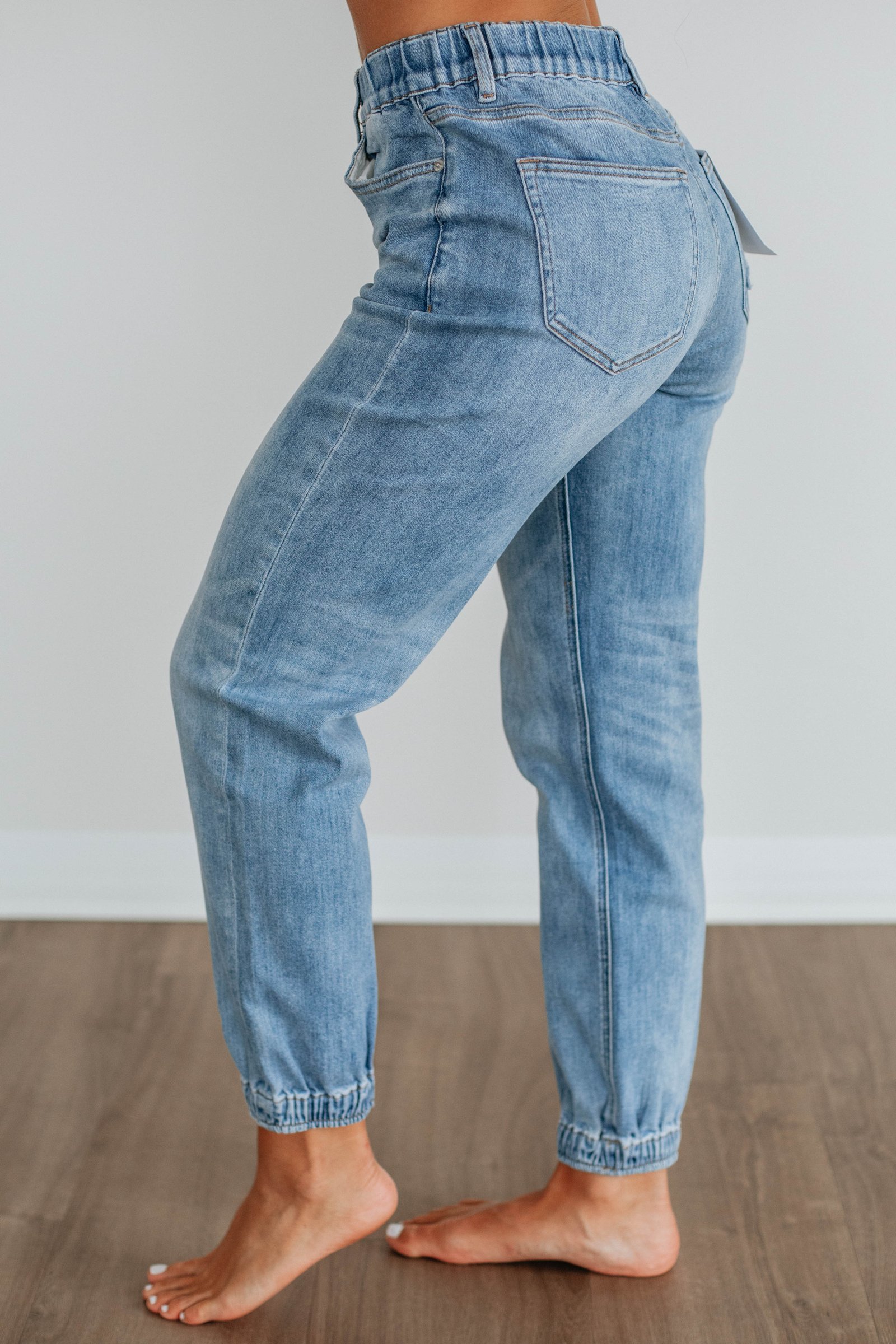 Tatum Mica Denim Joggers - Image 2