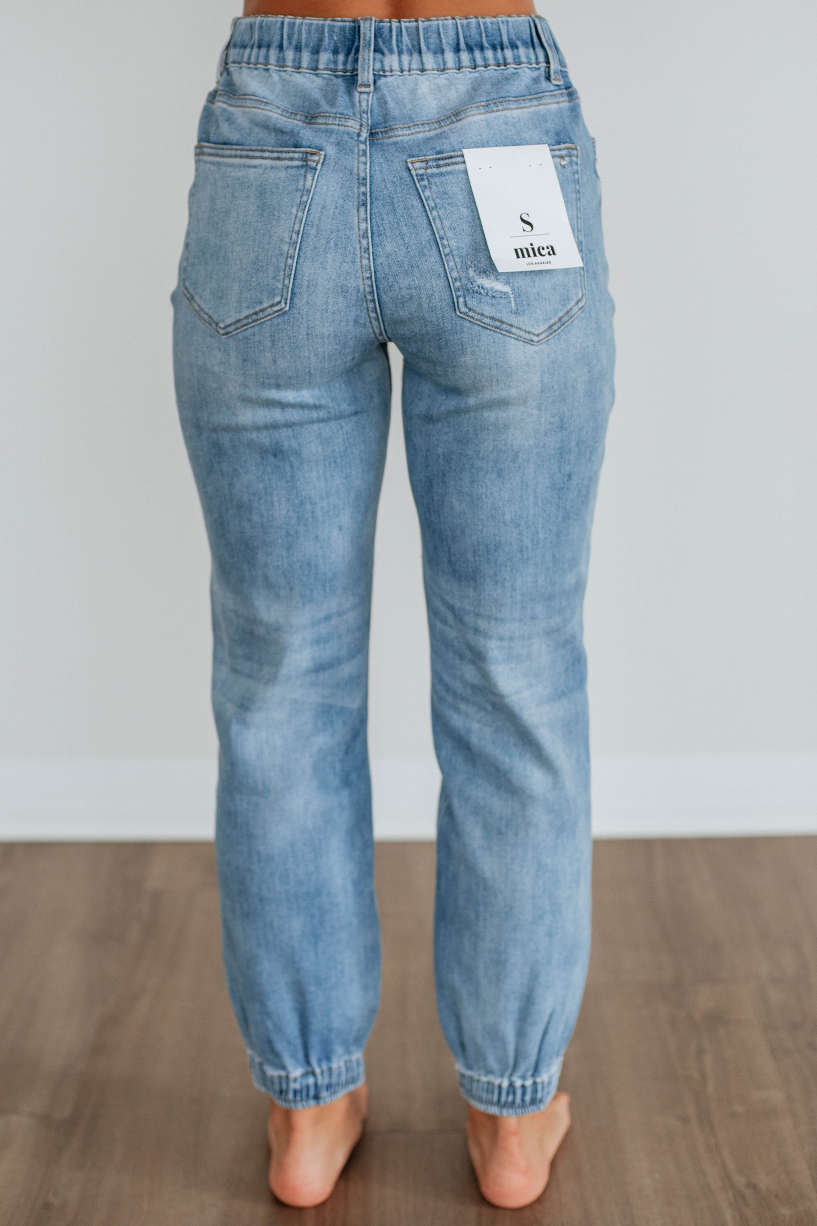 Tatum Mica Denim Joggers - Image 4