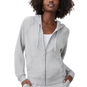 Super Soft Zip Up Hoodie - Heather Grey