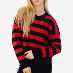 Bobby Crewneck Pullover - Red/Navy