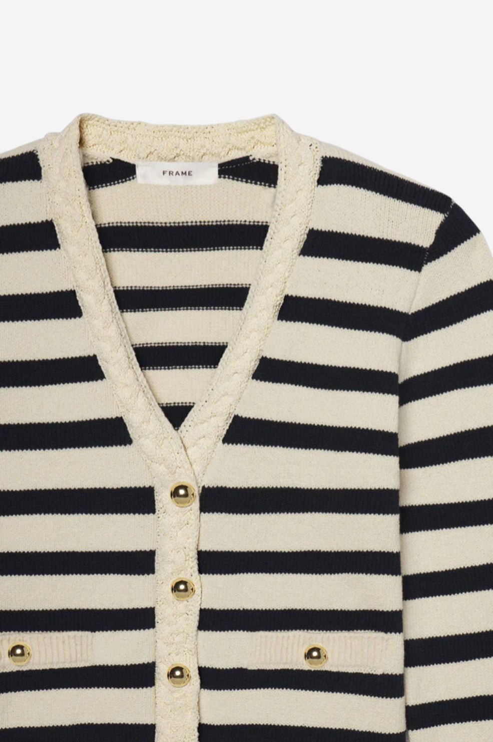 The Harbor Cardigan - Navy Multi - Image 3