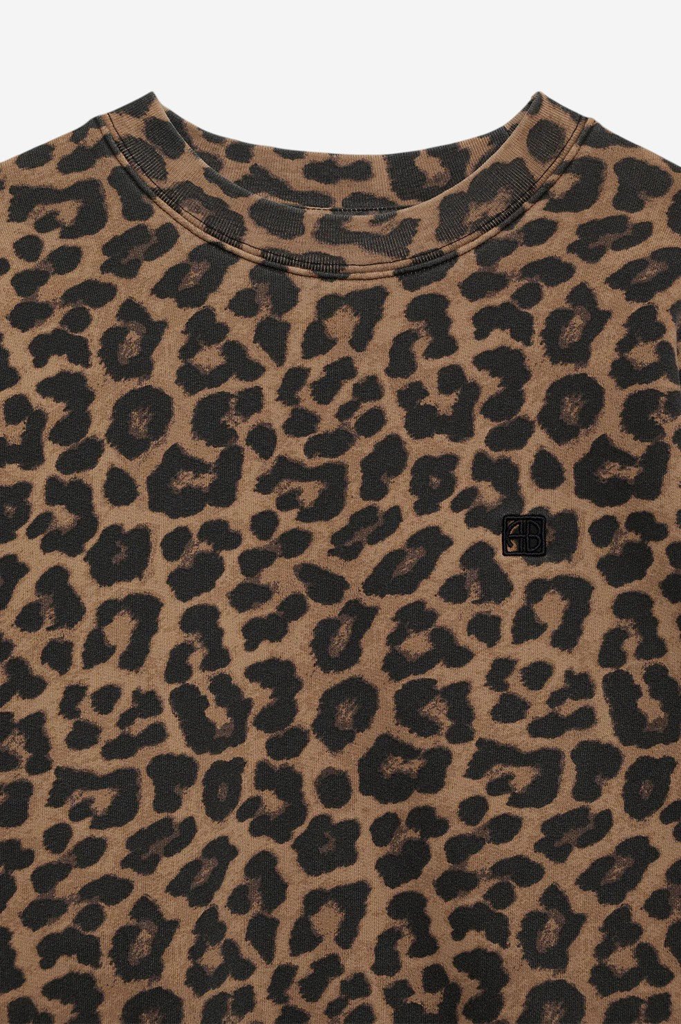 Miles Sweatshirt - Black And Brown Leopard - Image 4