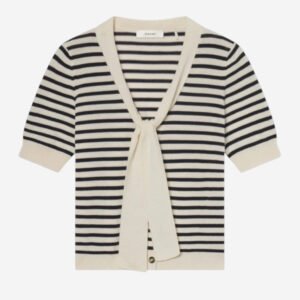 The Sailor Tie Cardi - Navy Multi